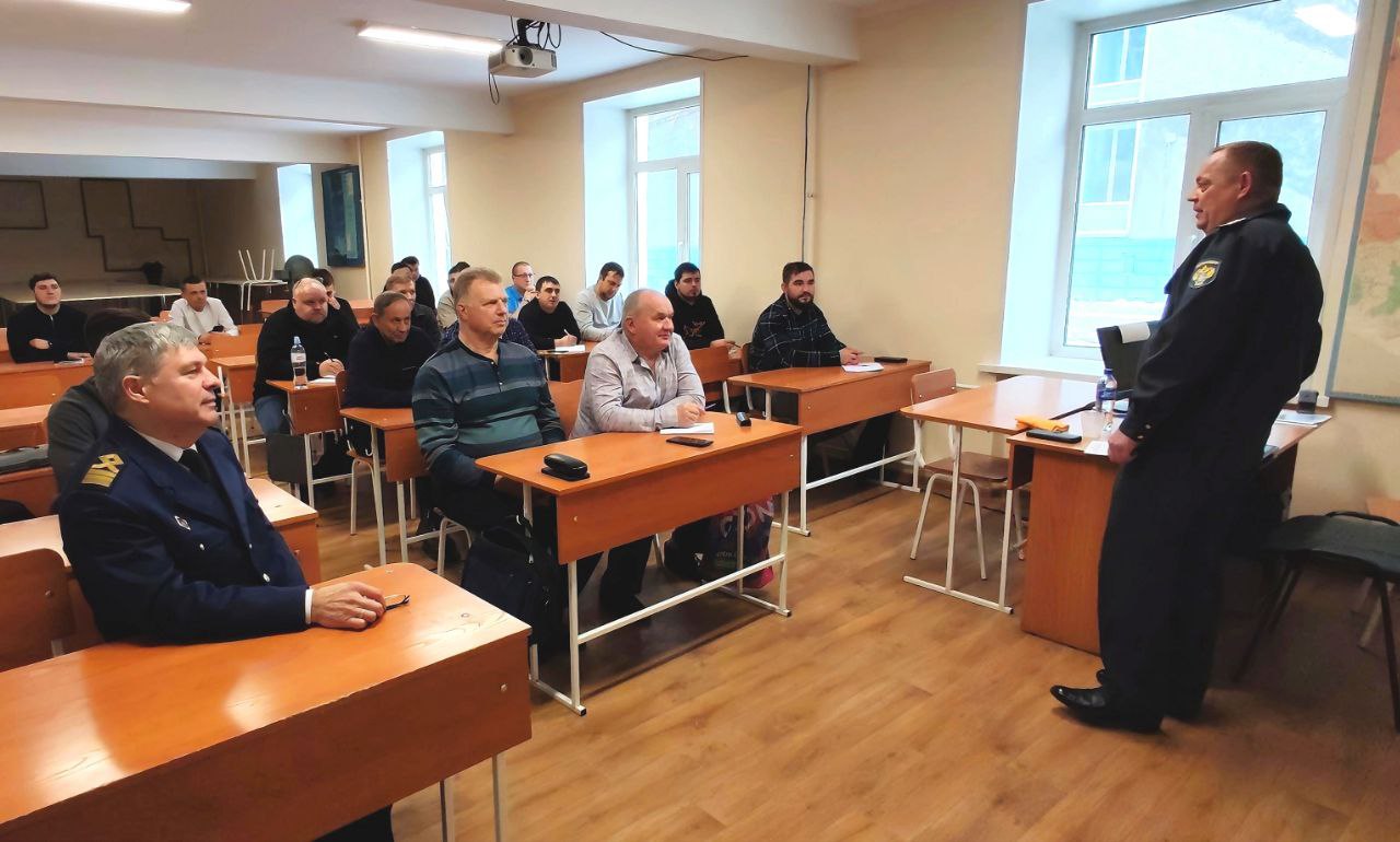 Встреча командного состава с начальником Красноярского территориального отдела госморречнадзора